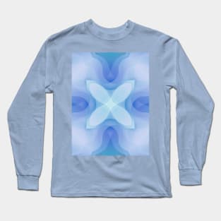 Toulouse Blue Flower Long Sleeve T-Shirt